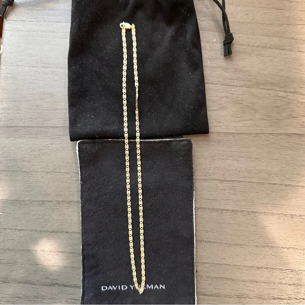 18” Chain necklace in 14K gold, White Rhodium-Plate & Rose Rhodium - Picture 5 of 9